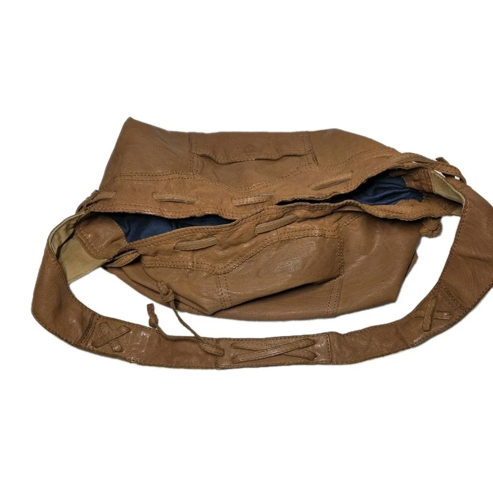 Lucky Brand Leather Hobo Bag Slouchy Vintage Y2K Boho